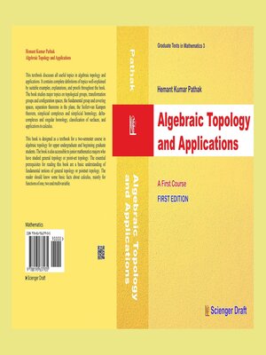 cover image of Algebraic Topology and Applications